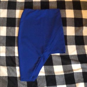 Blue Pencil Skirt